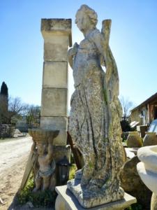  STATUE OF ARTEMIS IN DRESSED STONE.