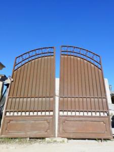   PROVENCAL WROUGHT IRON GATE.