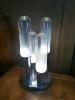  VINTAGE GLASS  LAMP 4 LIGHTS. 1960-1970