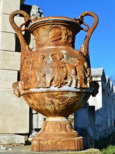 FRENCH IRON CAST RENAISSANCE STYLE BRAZIER