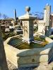 PROVENCAL CENTRAL FOUNTAIN IN WHITE NATURAL STONE.