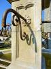 PROVENCAL CENTRAL FOUNTAIN IN WHITE NATURAL STONE.