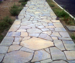  STONE PAVING STONE OF GNEISS.