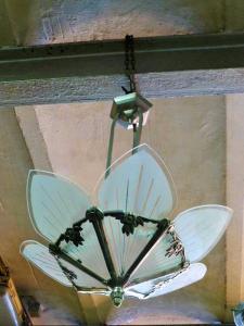  ART DECO HANGING LAMP.